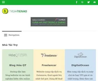 Tygiatienao.net(Tỷ giá tiền ảo) Screenshot