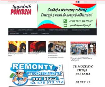 Tygodnikponidzia.pl(Tygodnik Ponidzia) Screenshot