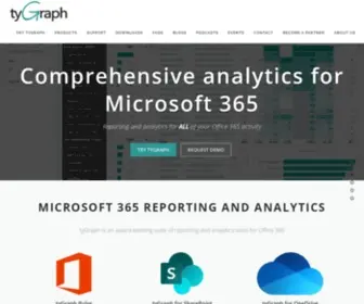 TYgraph.com(Actionable Insights for Microsoft 365) Screenshot