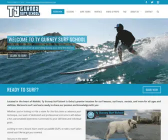 Tygurneysurfschool.com(Ty Gurney Surf School) Screenshot