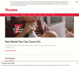 Tylenol.com(Discover how TYLENOL®) Screenshot