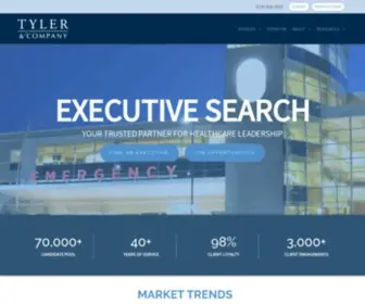 Tylerandco.com(Healthcare Executive Search) Screenshot