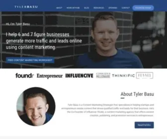 Tylerbasu.com(Tyler Basu) Screenshot
