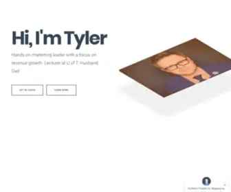 Tylercalder.com(Marketer) Screenshot