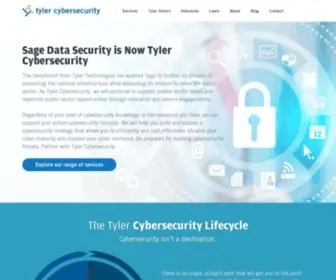 Tylercybersecurity.com(Cybersecurity) Screenshot