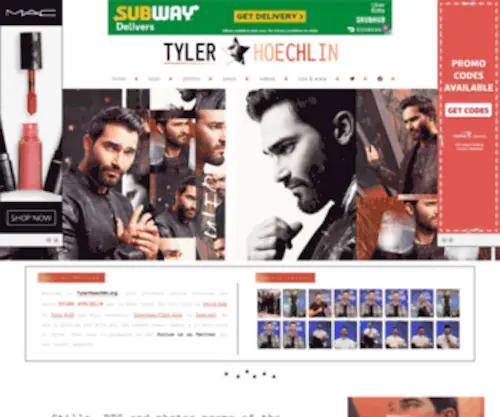 Tylerhoechlin.org(News, Photos, Videos and Much More) Screenshot