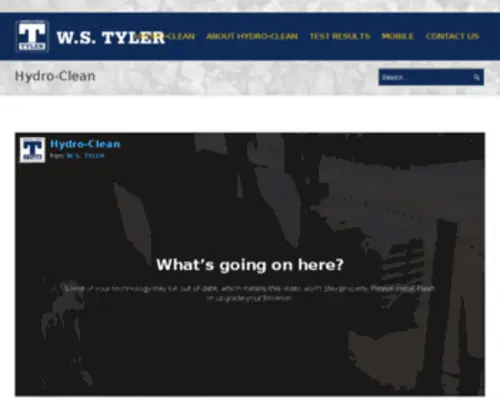 Tylerhydroclean.com(Hydro-Clean W.S) Screenshot