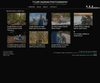 Tyleringram.com(Vancouver Photographer) Screenshot