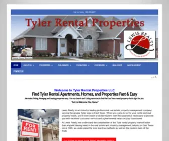 Tylerrentalproperties.com(Tyler Rental Properties) Screenshot