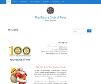 Tylerrotary.org(The Rotary Club of Tyler) Screenshot