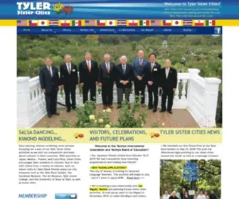 Tylersistercities.org(Tyler Sister Cities) Screenshot