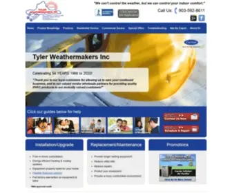 Tylerweathermakers.com(Tyler Weathermakers Inc) Screenshot