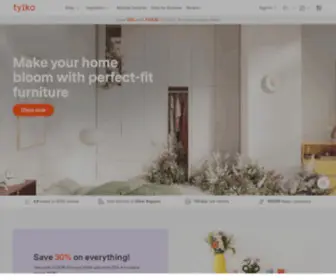 TYlko.com(The Perfect Shelf for Your Home) Screenshot