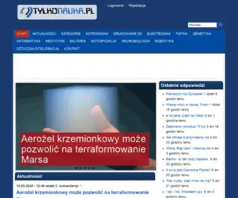 TYlkonauka.pl(Jest dziwniejsza od fikcji) Screenshot