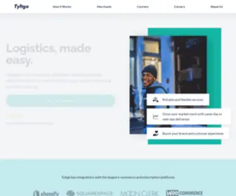 TYLtgo.com(White-Label Same-Day Delivery in Canada) Screenshot