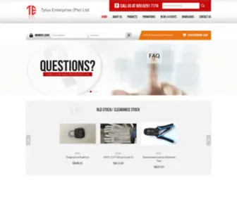 Tylus.com.sg(Tylus Enterprise (Pte) Ltd) Screenshot