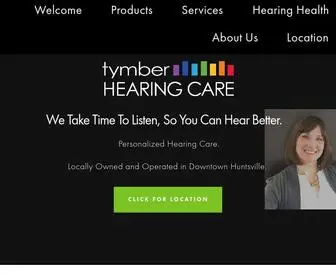 TYmberhearing.ca(Tymber Hearing Care located in Downtown Huntsville) Screenshot