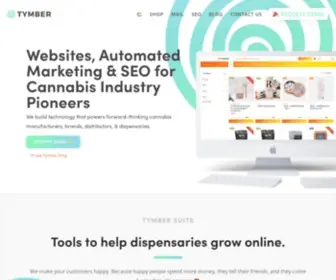 TYmber.io(Cannabis Marketing For Forward Thinking Dispensaries) Screenshot
