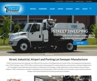TYmco.com(Street & Parking Lot Sweepers) Screenshot