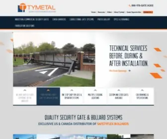 Tymetal.com(Security Gates from Tymetal) Screenshot