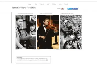 Tymur.com(Tymur Melnyk Violinist) Screenshot