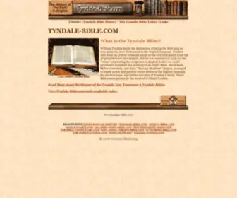 TYndale-Bible.com(The Tyndale Bible) Screenshot