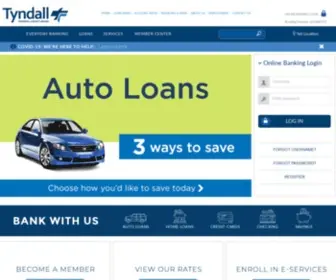 TYndall.org(Tyndall Federal Credit Union) Screenshot