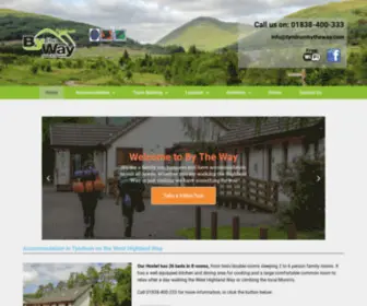 TYNdrumbytheway.com(Accommodation in Tyndrum on the West Highland Way) Screenshot