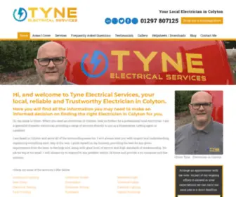 Tyne-Electrical.co.uk(Electrician in Colyton) Screenshot