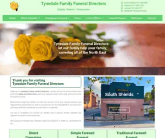 Tynedalefuneral.com(Dignity) Screenshot