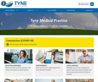 Tynemedicalpractice.co.uk(Tyne Medical Practice) Screenshot