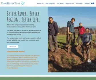 Tyneriverstrust.org(We are the only environmental charity dedicated to looking after the River Tyne.The work that we do) Screenshot