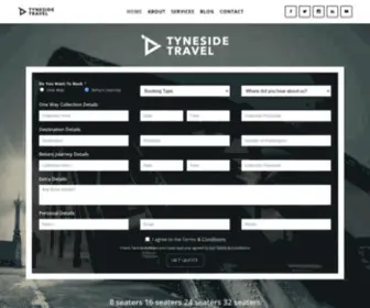 Tynesidetravel.co.uk(Minibus Hire Newcastle) Screenshot