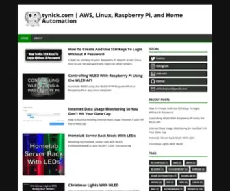 Tynick.com(AWS) Screenshot