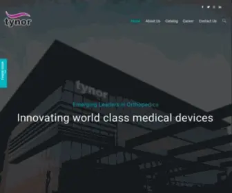 Tynorindia.com(India's Largest Manufacturer of Orthopedic Aids) Screenshot