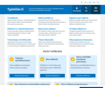 Tyoelake.fi(Työeläke.fi) Screenshot