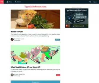Type2Diabetes.com(Type 2 Diabetes Health Information & Community) Screenshot