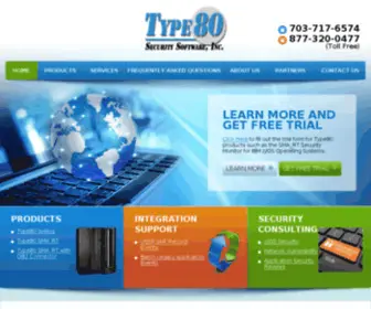 Type80.com(Type80 Security Software Inc) Screenshot