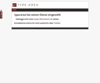 Typearea.de(Type) Screenshot