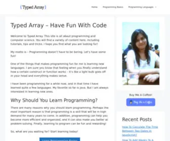 Typedarray.org(This site) Screenshot