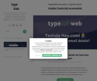 Typeofweb.com(Type of Web) Screenshot