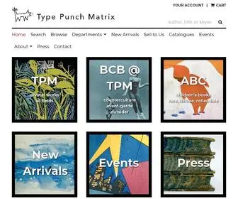 Typepunchmatrix.com(Type Punch Matrix) Screenshot