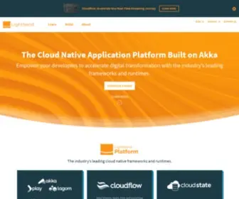 Typesafe.com(Cloud Native Applications) Screenshot