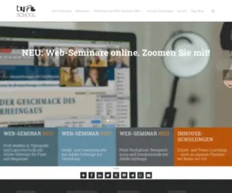 Typeschool.de(Webinare und Workshops zu Typografie) Screenshot