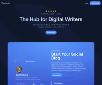 Typeshare.co(Write faster) Screenshot