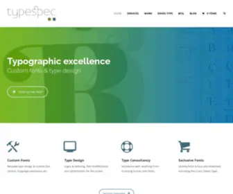 Typespec.co.uk(Home) Screenshot