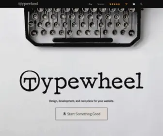 Typewheel.xyz(Start Something Good) Screenshot