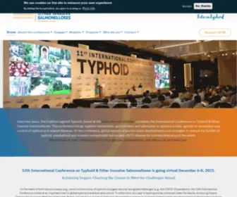 TYphoid2021.org(2021 International Conference Typhoid & Other Invasive Salmonelloses) Screenshot