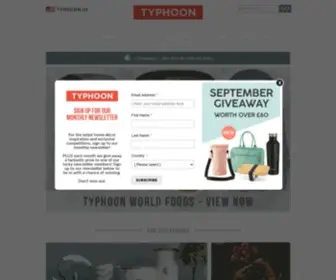 TYphoonhousewares.com(Typhoon Housewares and Cookware) Screenshot
