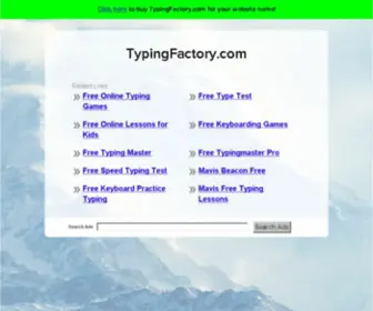 Typingfactory.com(The Typing Factory) Screenshot